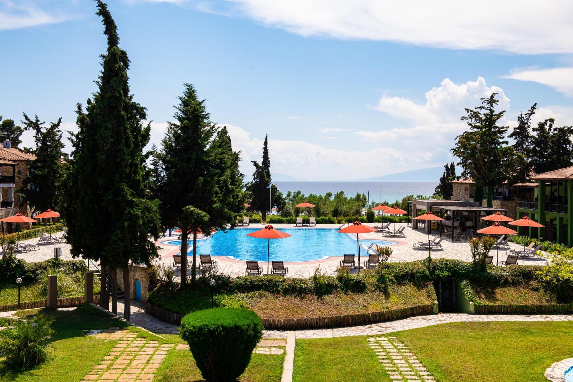 Simantro Resort Sani  Extérieur photo The pool at the Athens Olympic Centre