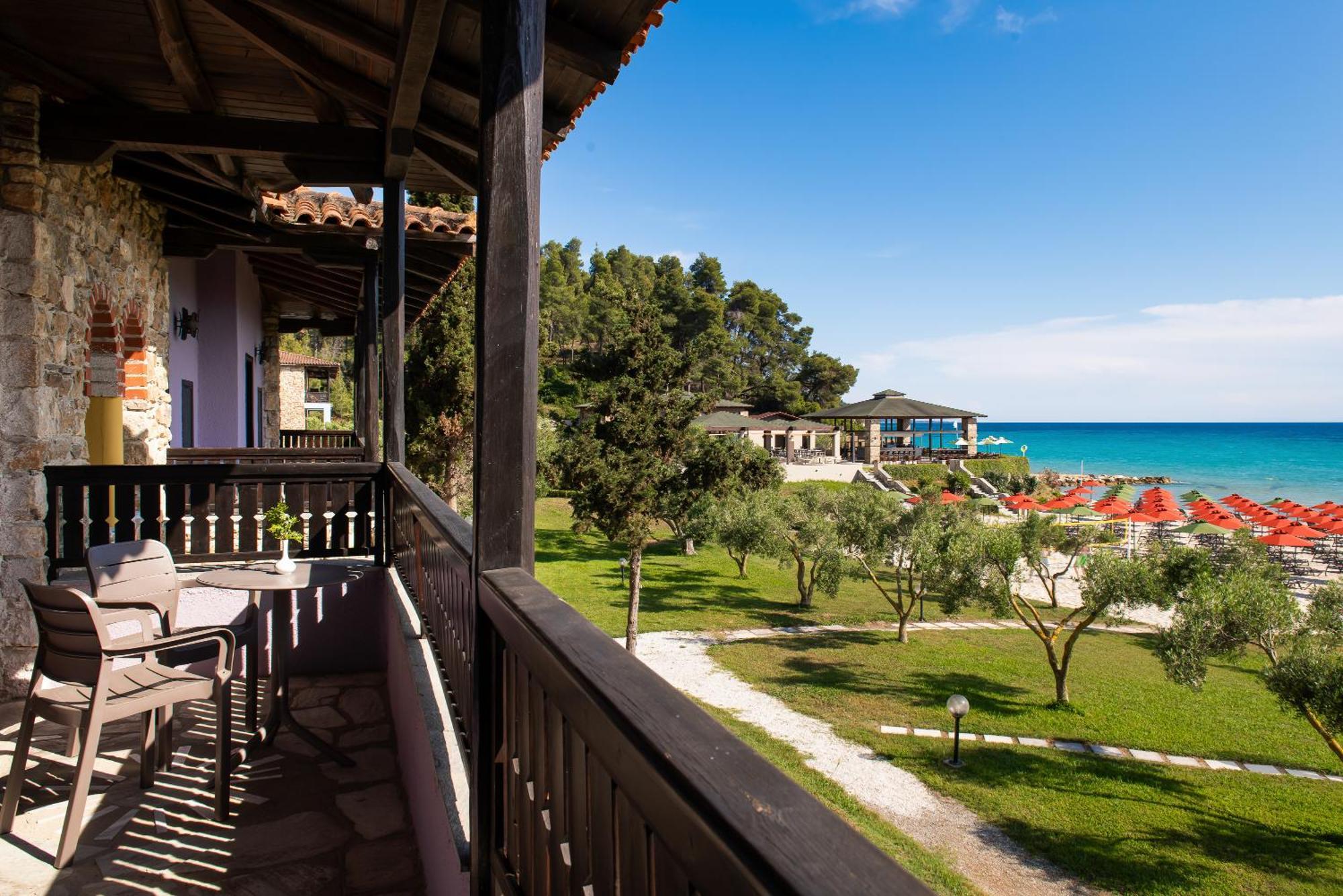 Simantro Resort Sani  Extérieur photo View from the hotel